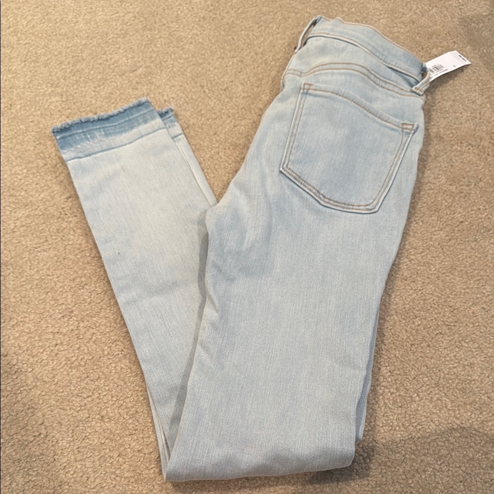 Old Navy Blue ballerina distressed jeans